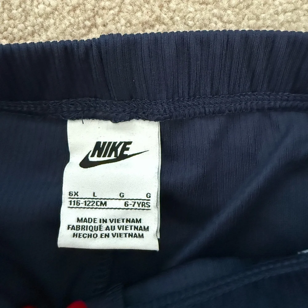 Nike ribbed Kids Navy Leggings